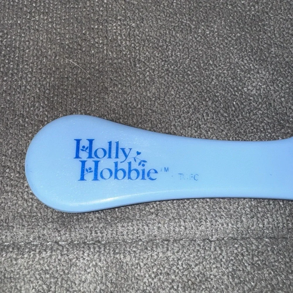 Vintage Holly Hobbie Light Blue Plastic Hair Comb 6